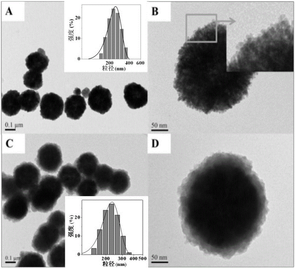 Preparation method and application of magnetic nanometer inorganic arsenic adsorbent