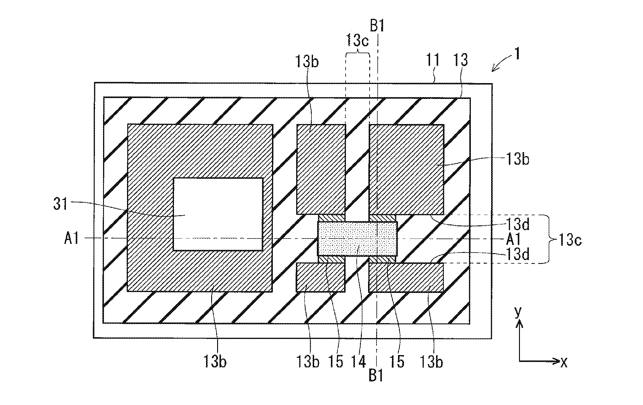 Electronic component mounting device and semiconductor device including the same