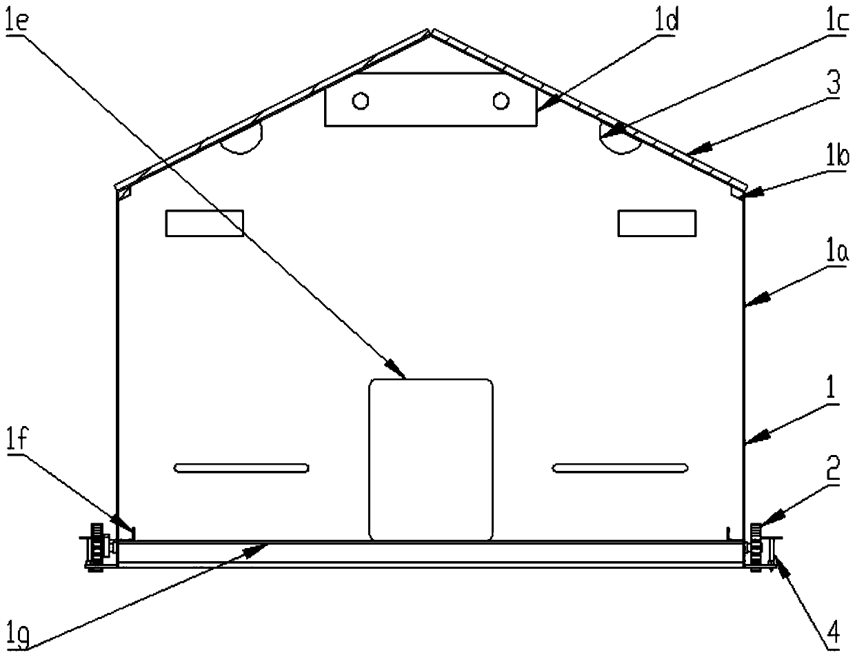 Semi-automatic movable ecological chicken house