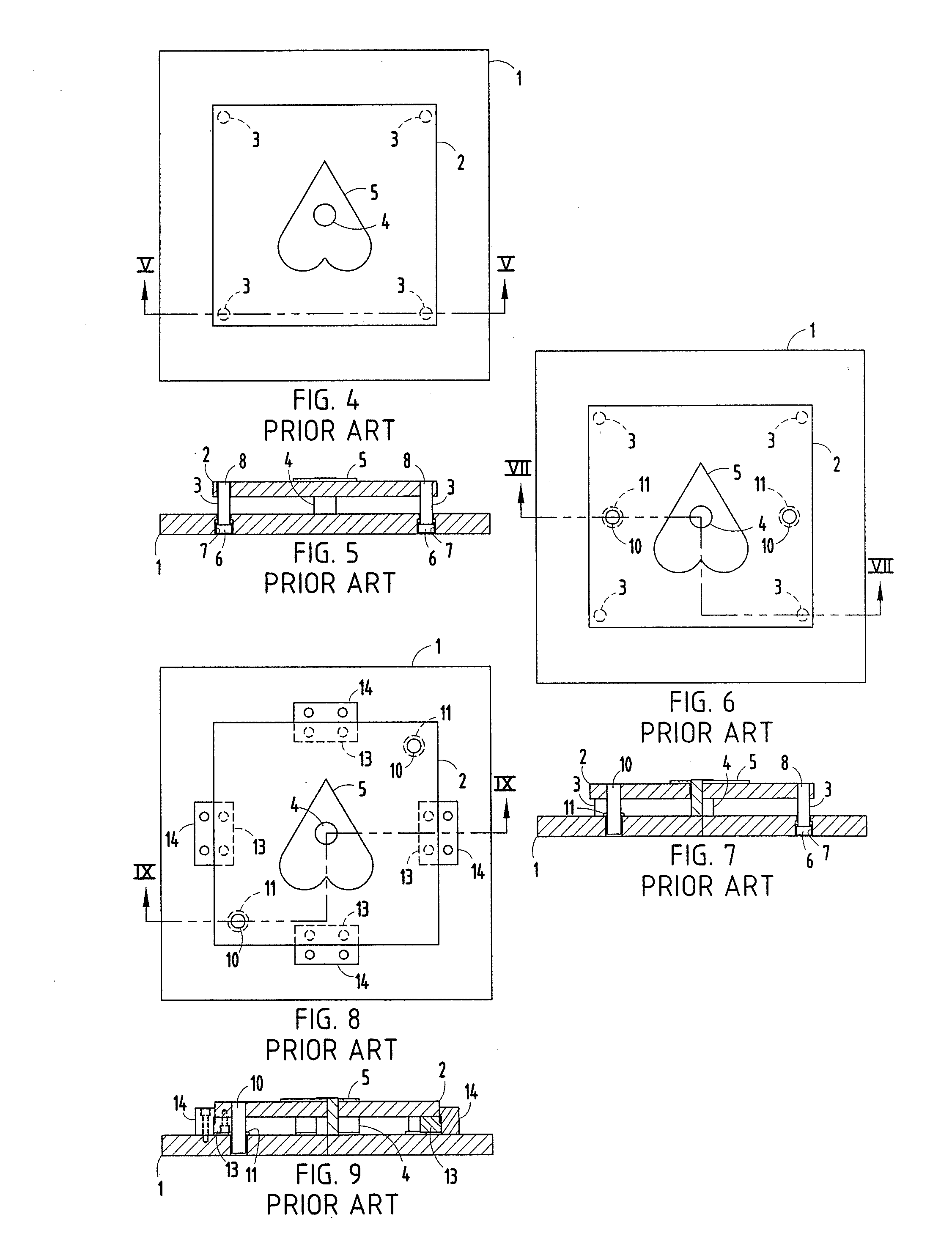 Guided keeper assembly and method for metal forming dies