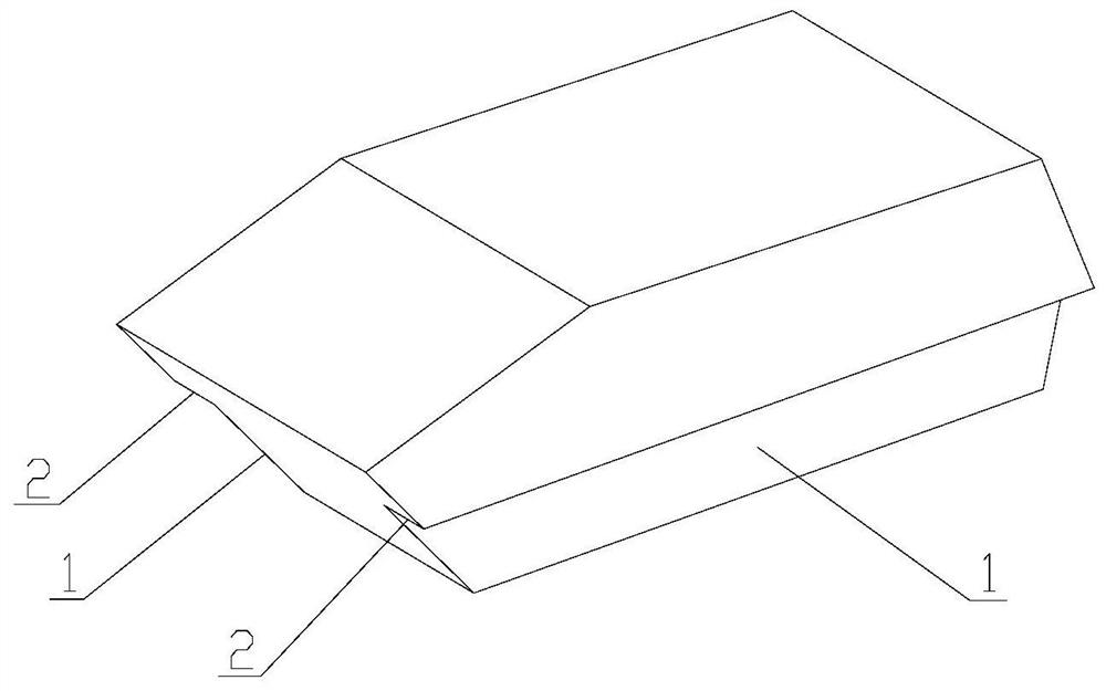 Welding tool for side lower plate and side flat plate of armored car