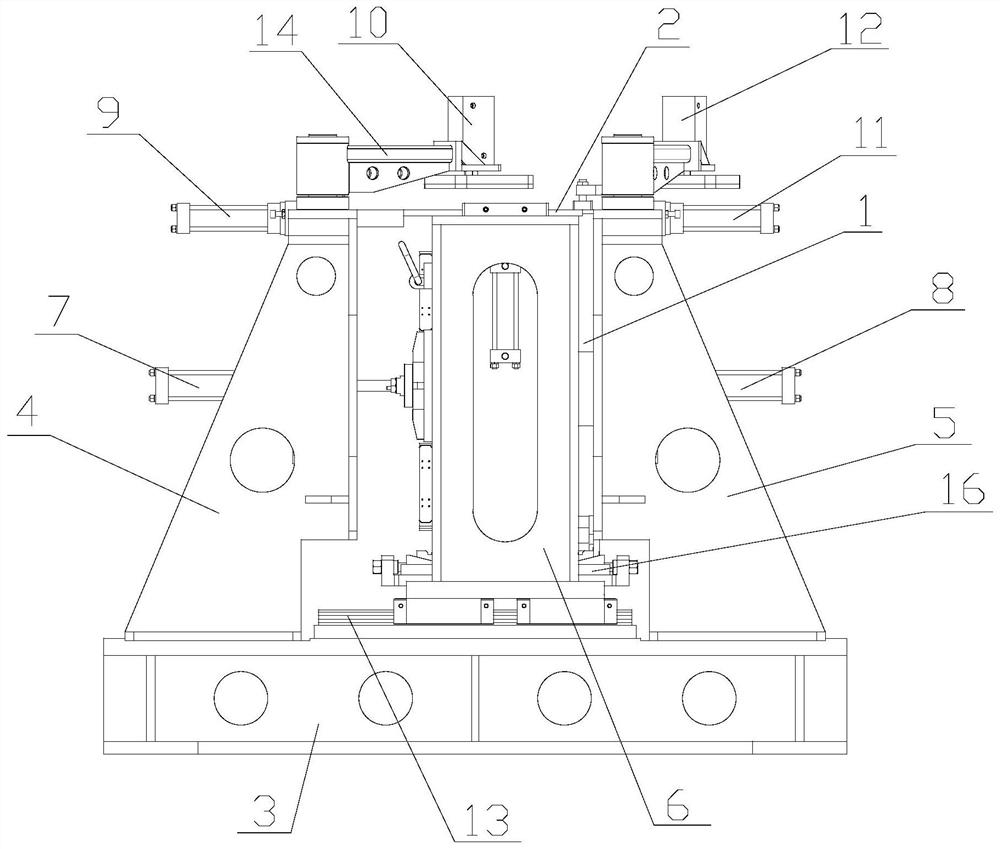 Welding tool for side lower plate and side flat plate of armored car