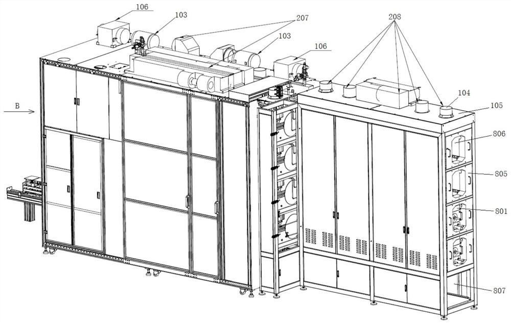 A continuous vacuum diffusion furnace