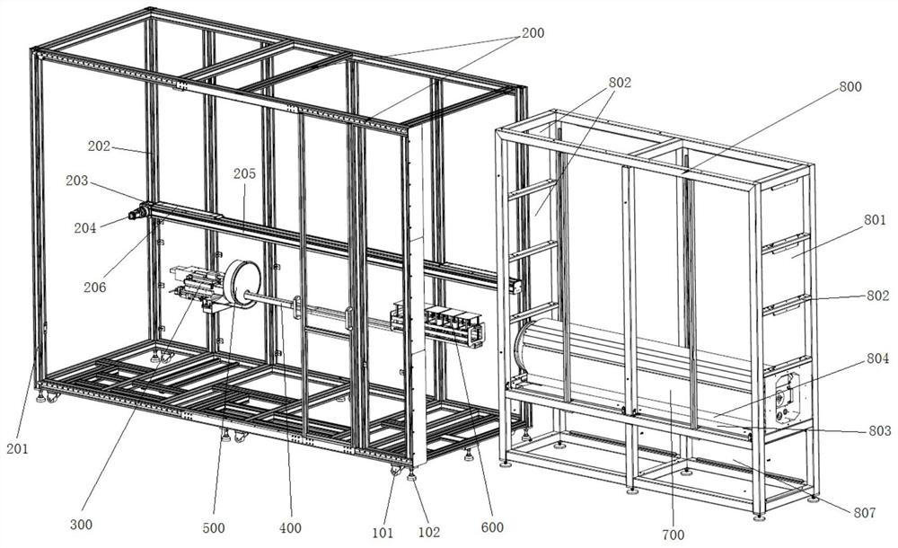 A continuous vacuum diffusion furnace