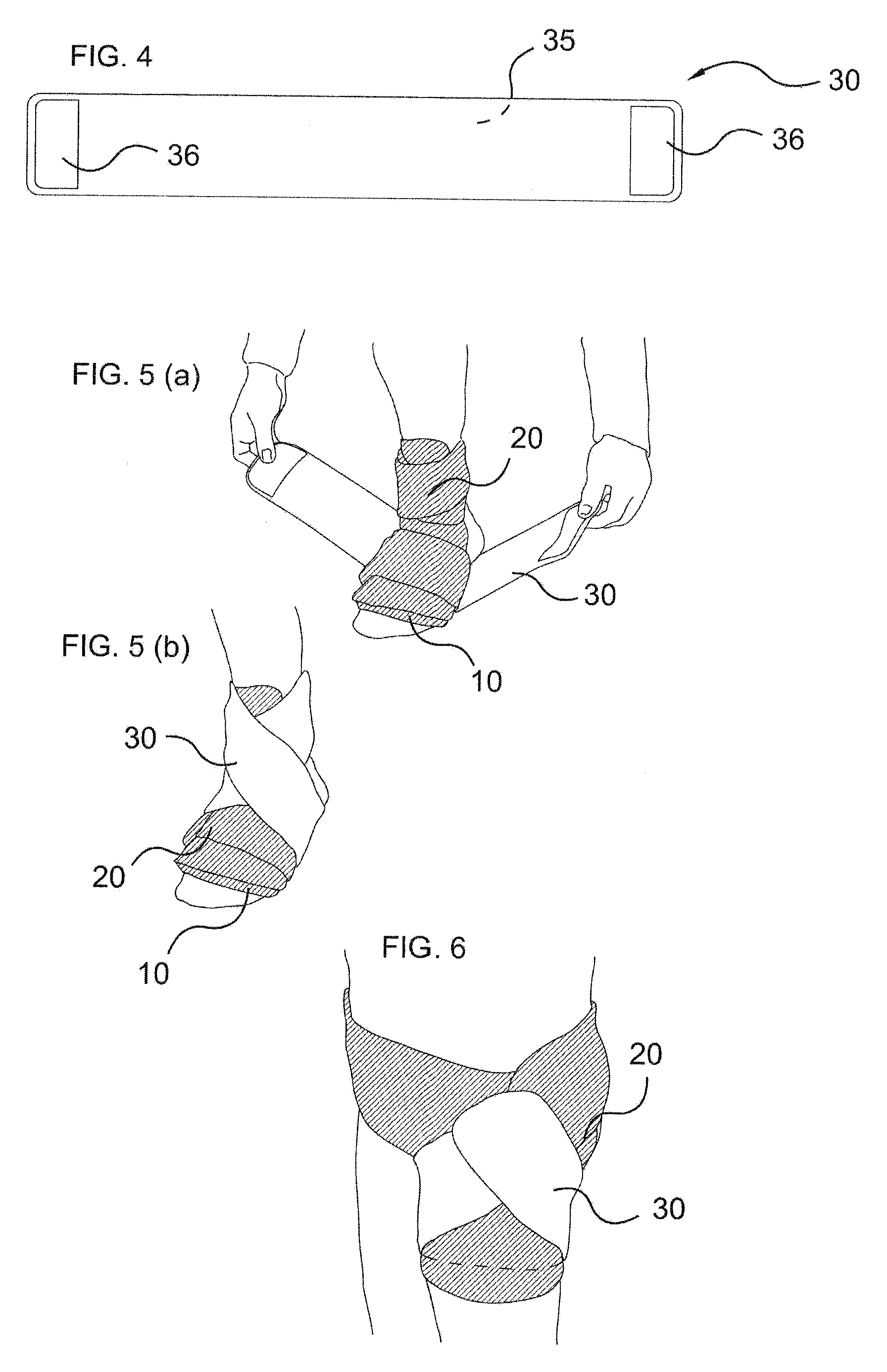 Compression, thermal and support bandaging system