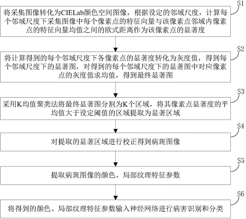 Method for recognizing diseases of crop leaves