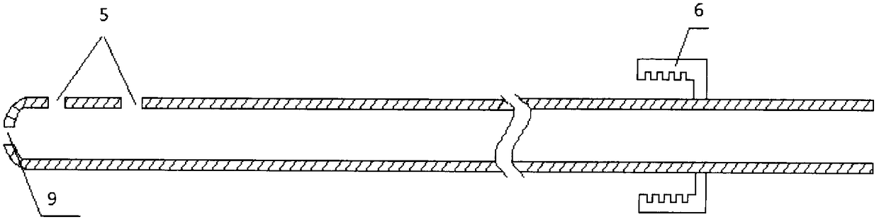 Percutaneous double catheterization cannula used for kidney puncturing