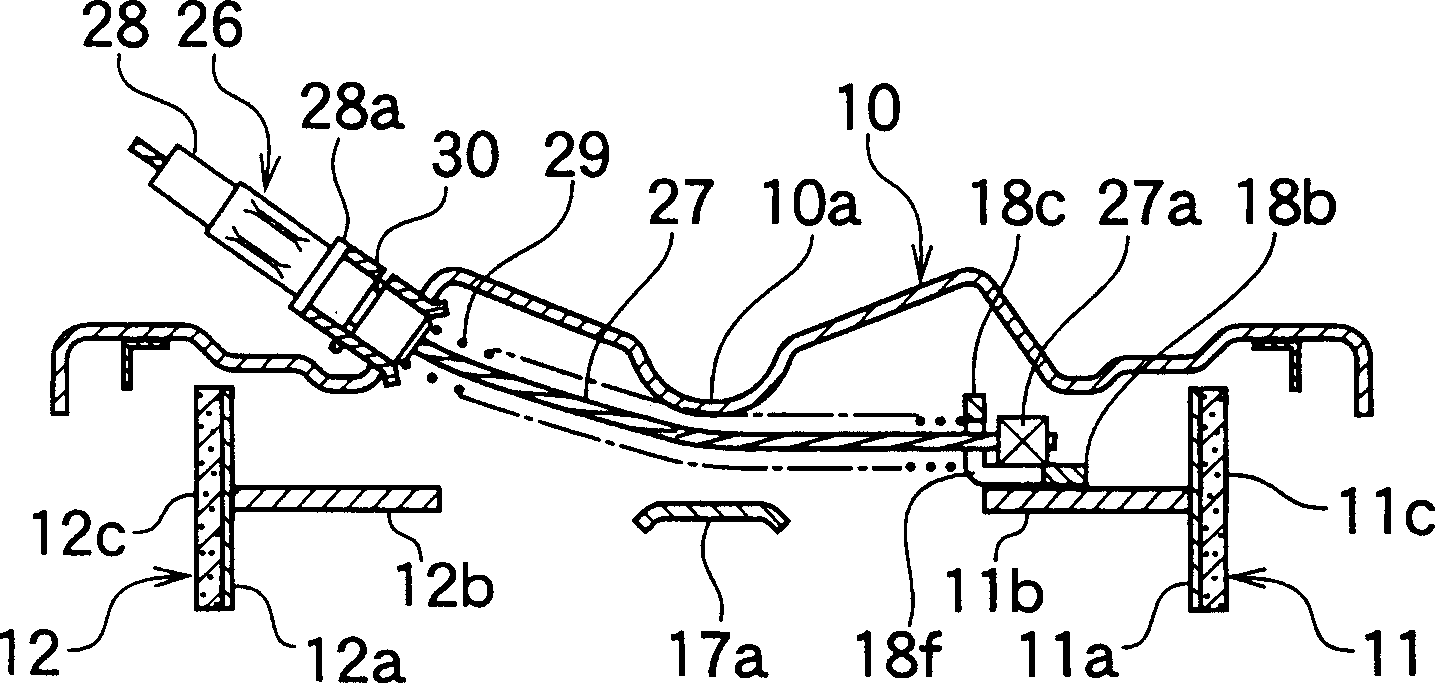 Motion device of drum type brake