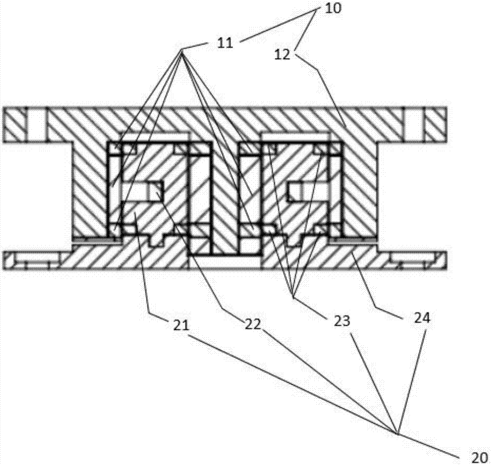 Low-rigidity magnetic suspension gravity compensator and micro stage structure