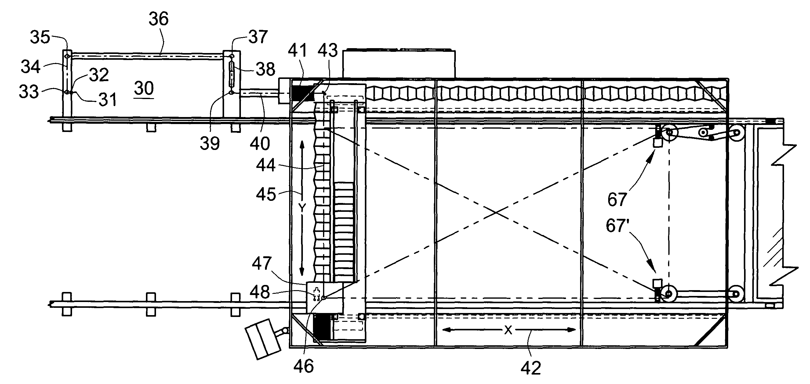 Laser machine tool with image sensor for registration of workhead guidance system