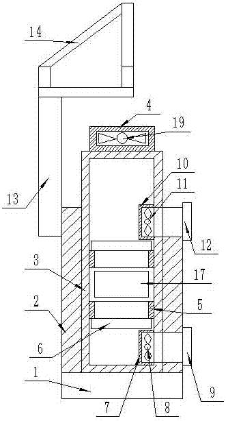 Sunlight greenhouse sun temperature adjusting device for heat storage in winter and ventilation in summer