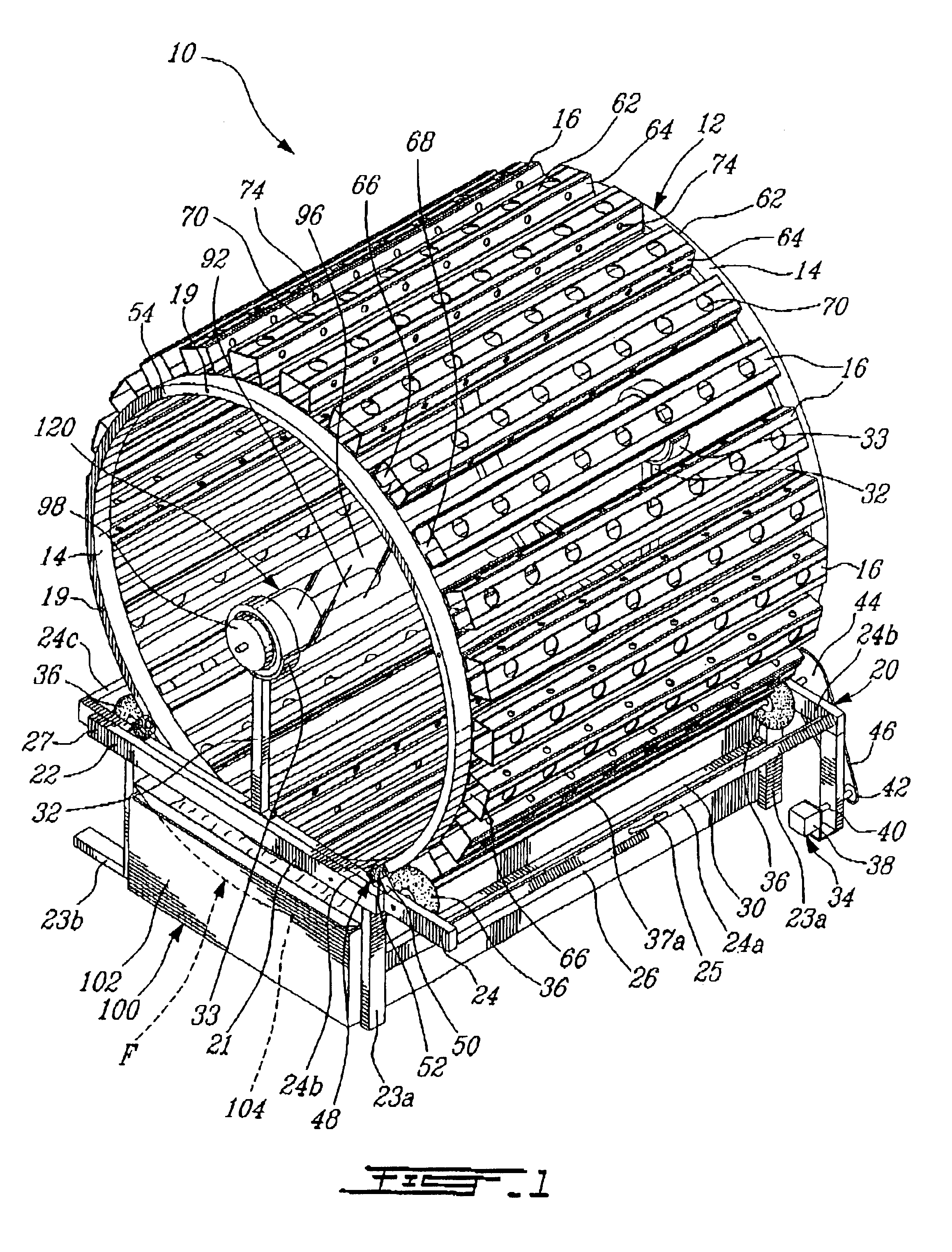 Rotary plant growing apparatus