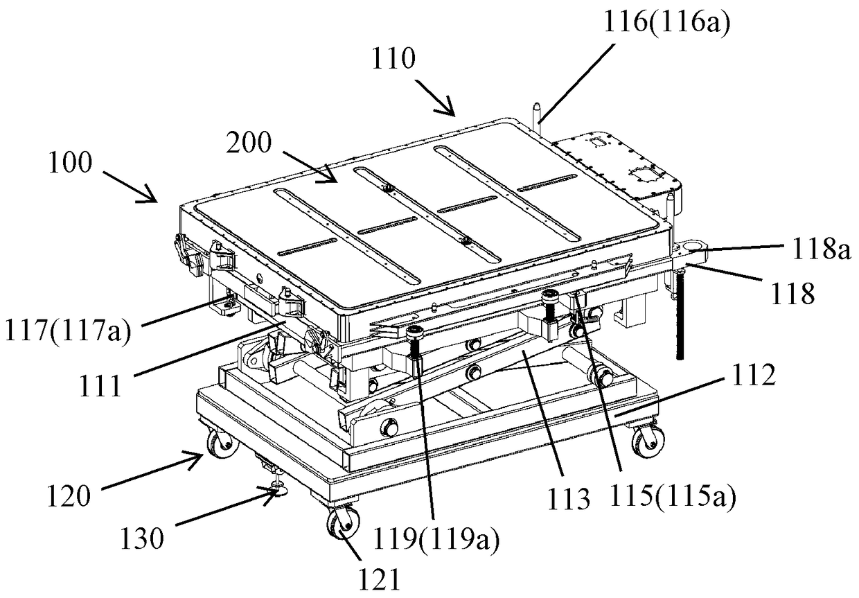 Conveyer for battery exchange