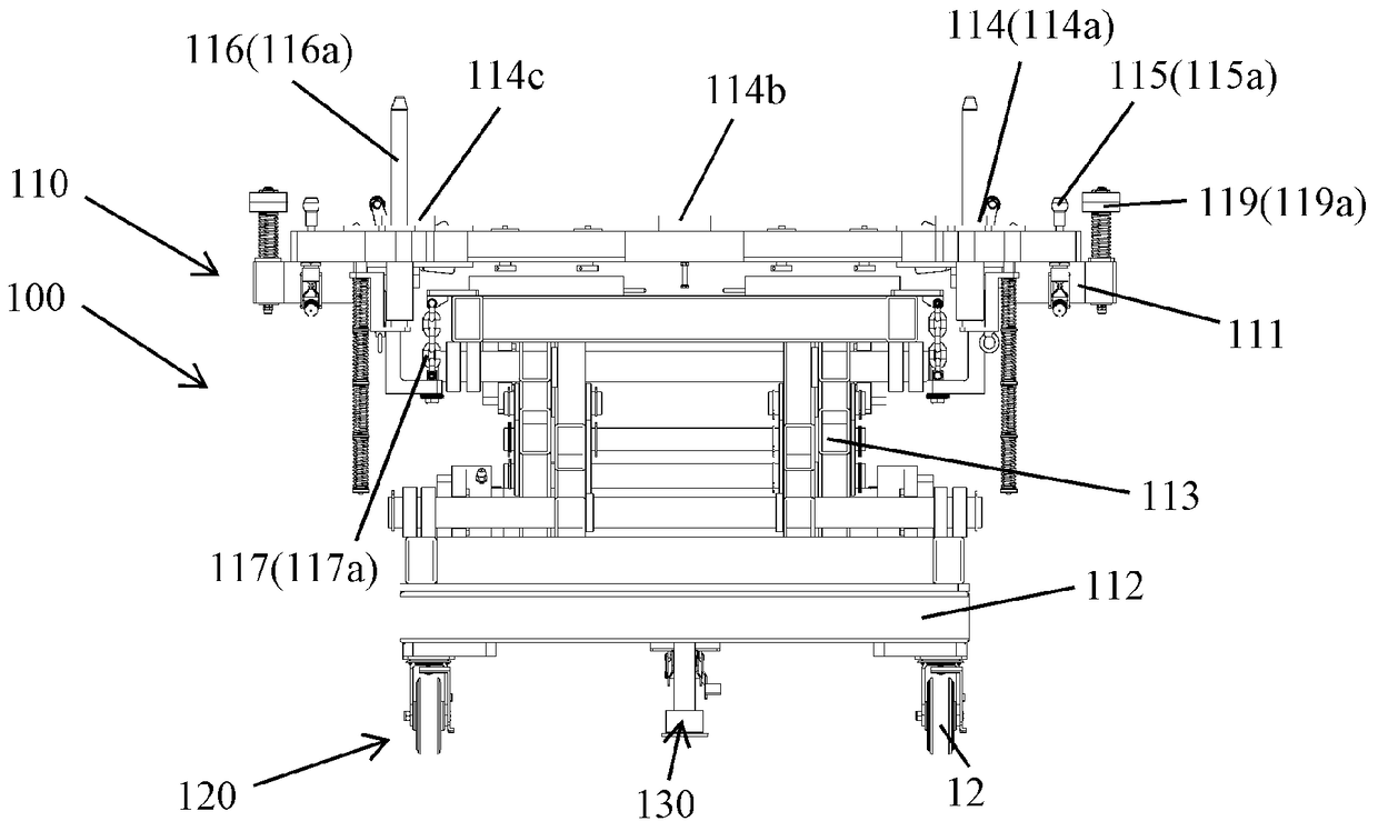 Conveyer for battery exchange