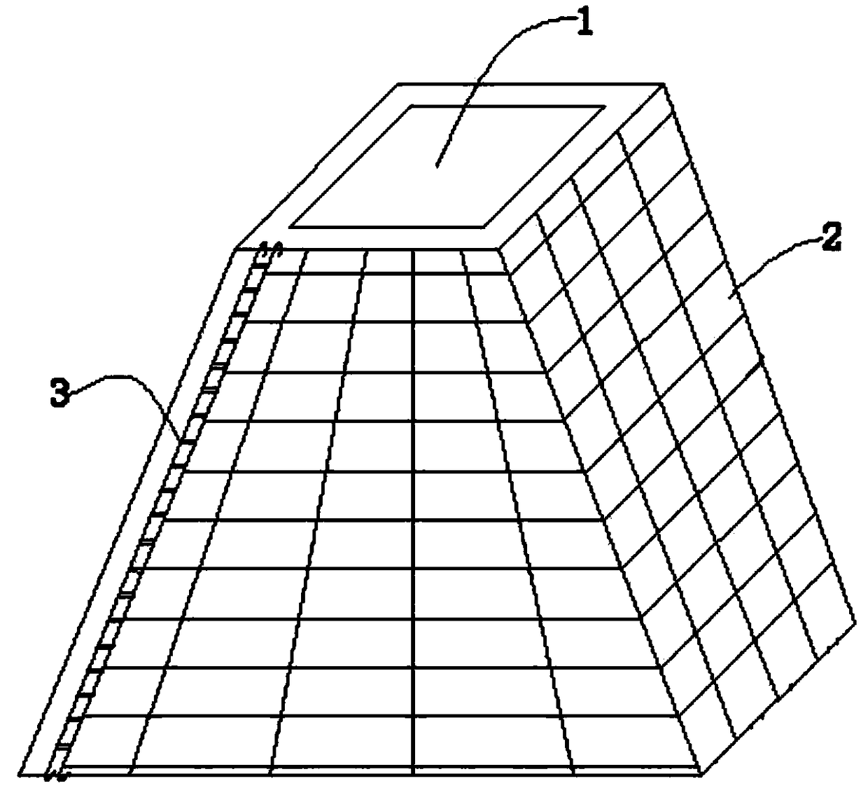 Agricultural production landscape structure for aerial agricultural planting development