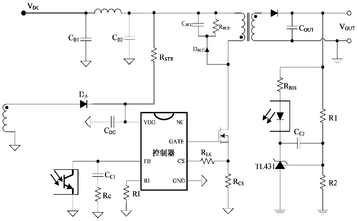 Dynamic process detection method and fast response circuit of switching power supply