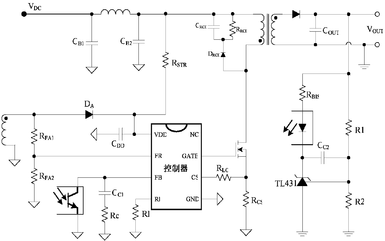 Dynamic process detection method and fast response circuit of switching power supply