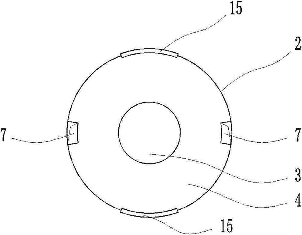 Ventilation and smoke discharge device for underground solid garage