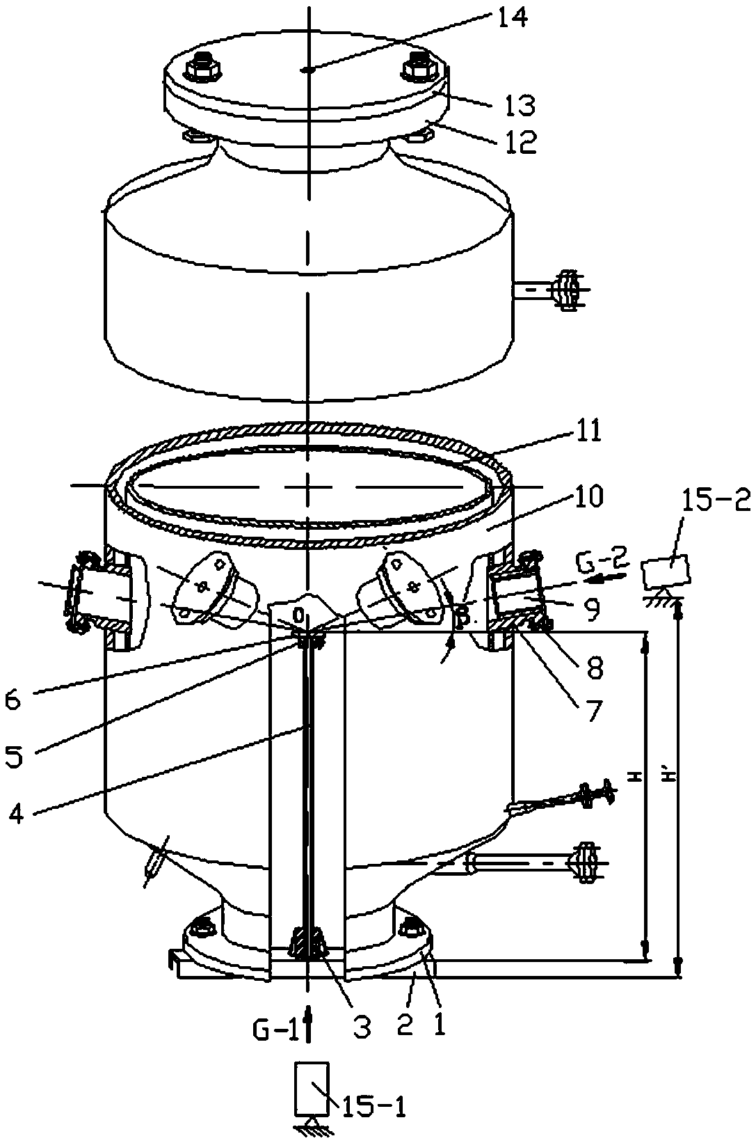 The Accurate Method of Assembling the Slanted Connecting Pipes on Large-diameter Metal Cylinders