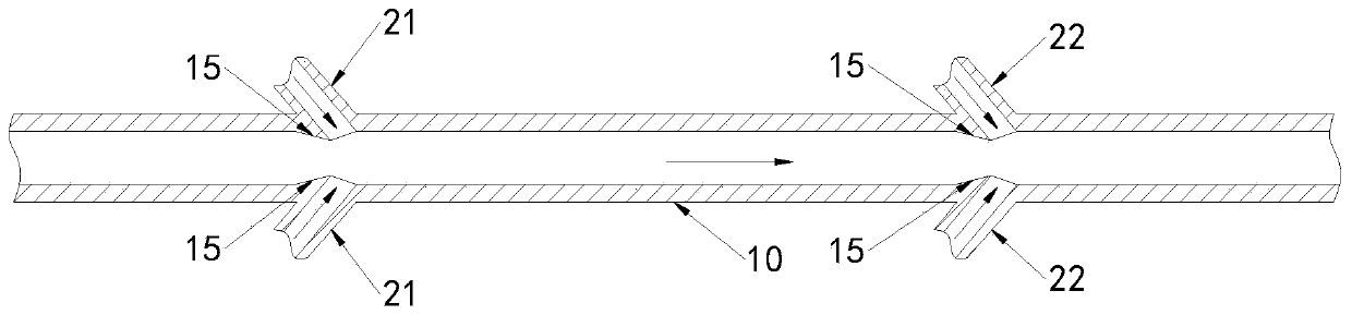 Chemical spraying device for sewage treatment