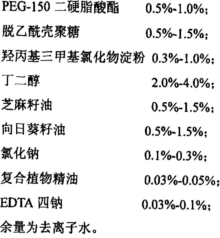 Anti-hair loss and hair-regeneration shampoo prepared from herbal essence and biochemical components and preparation method thereof