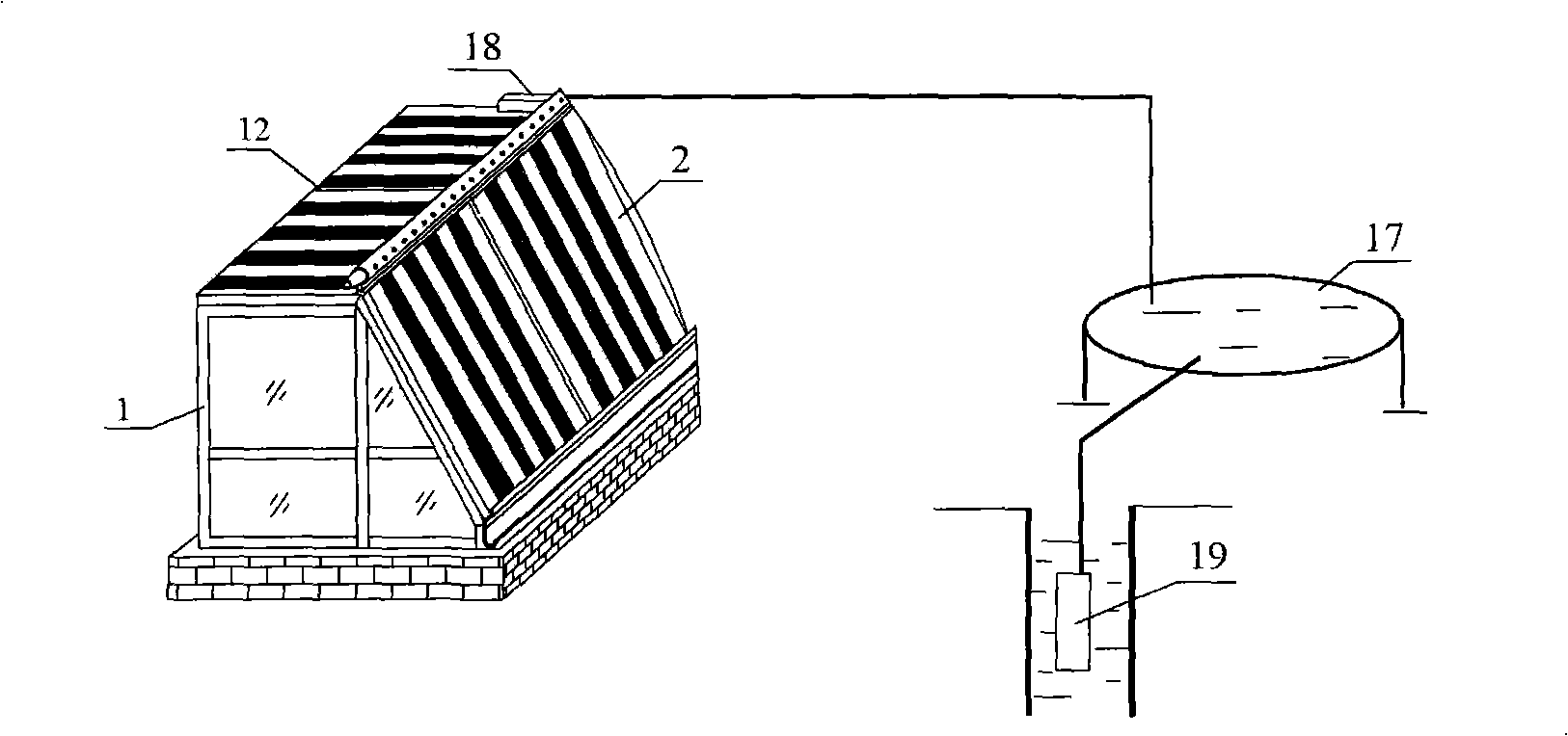 Solar photovoltaic green-house for rearing tomatoes