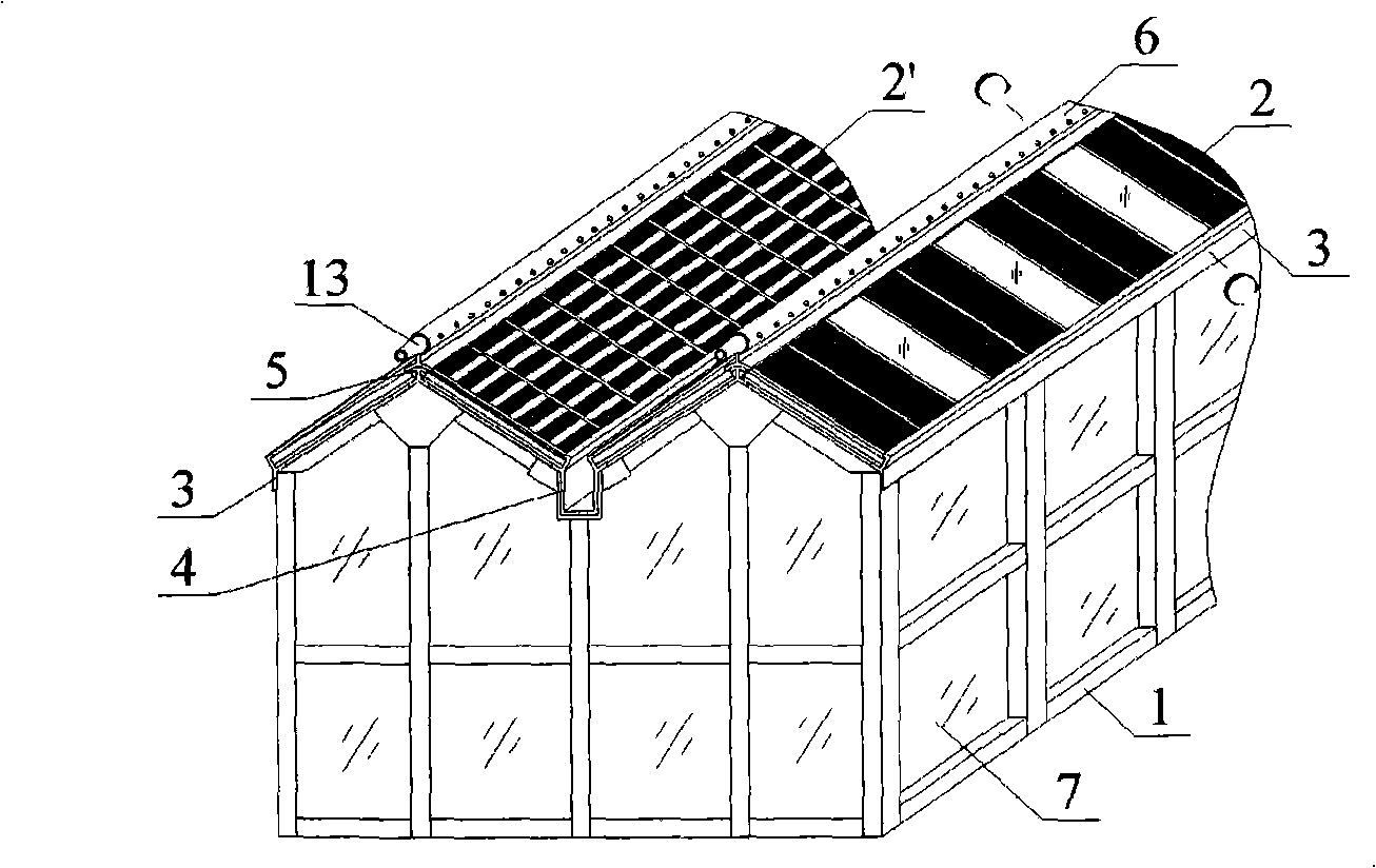 Solar photovoltaic green-house for rearing tomatoes