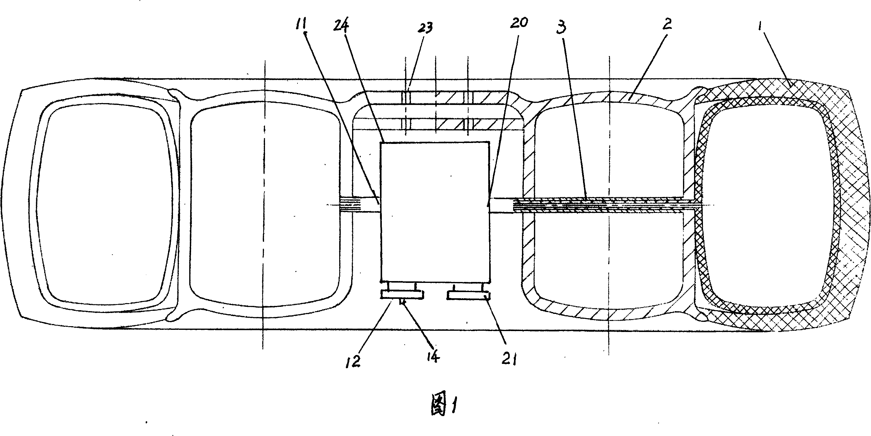 Automatic control device of tire pressure