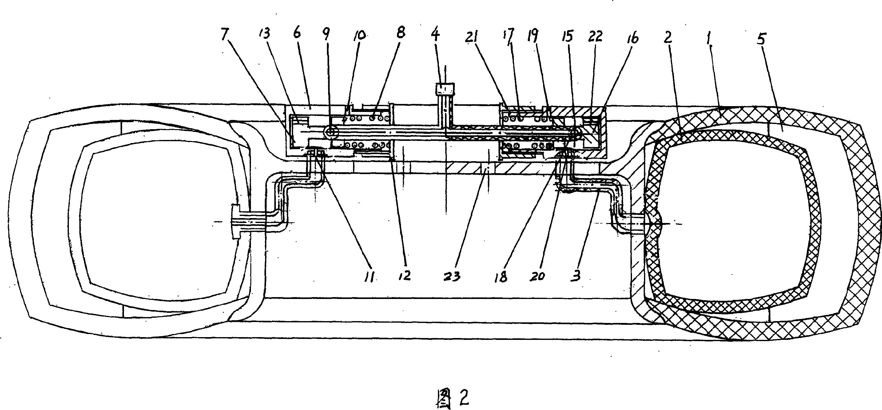 Automatic control device of tire pressure