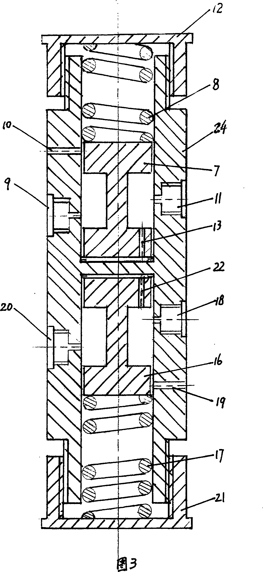 Automatic control device of tire pressure