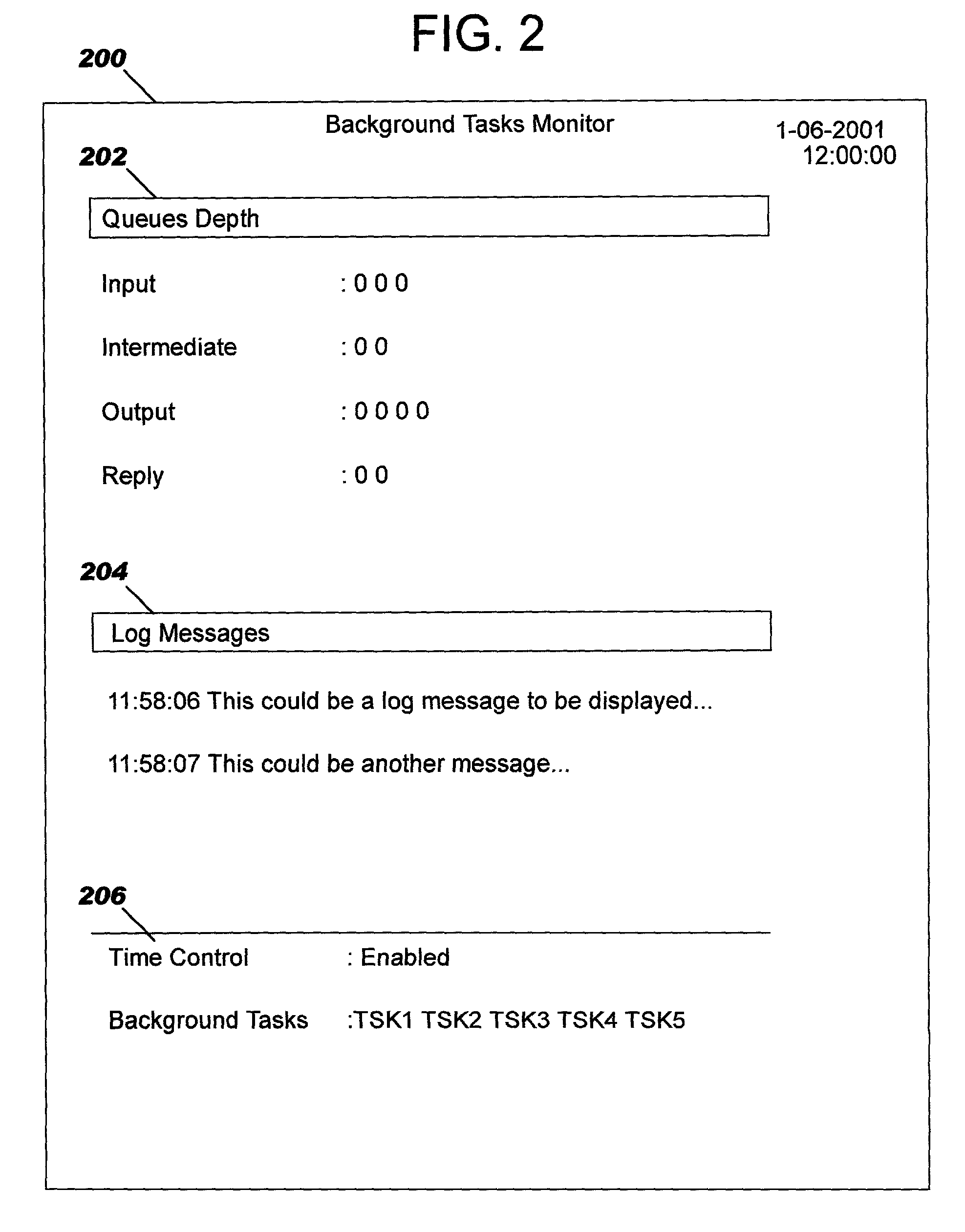 System and method for monitoring software queuing applications