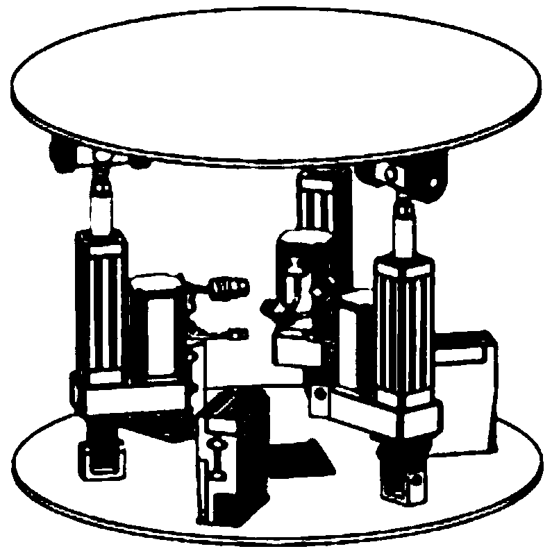 Self-balance platform for woodland machinery