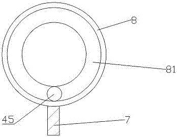 Centrifugal casting device for copper sleeve