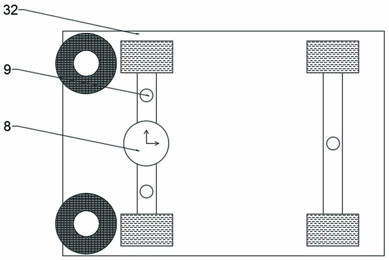 Self-adaptive safe driving method and system for unmanned sweeper on bumpy road surface