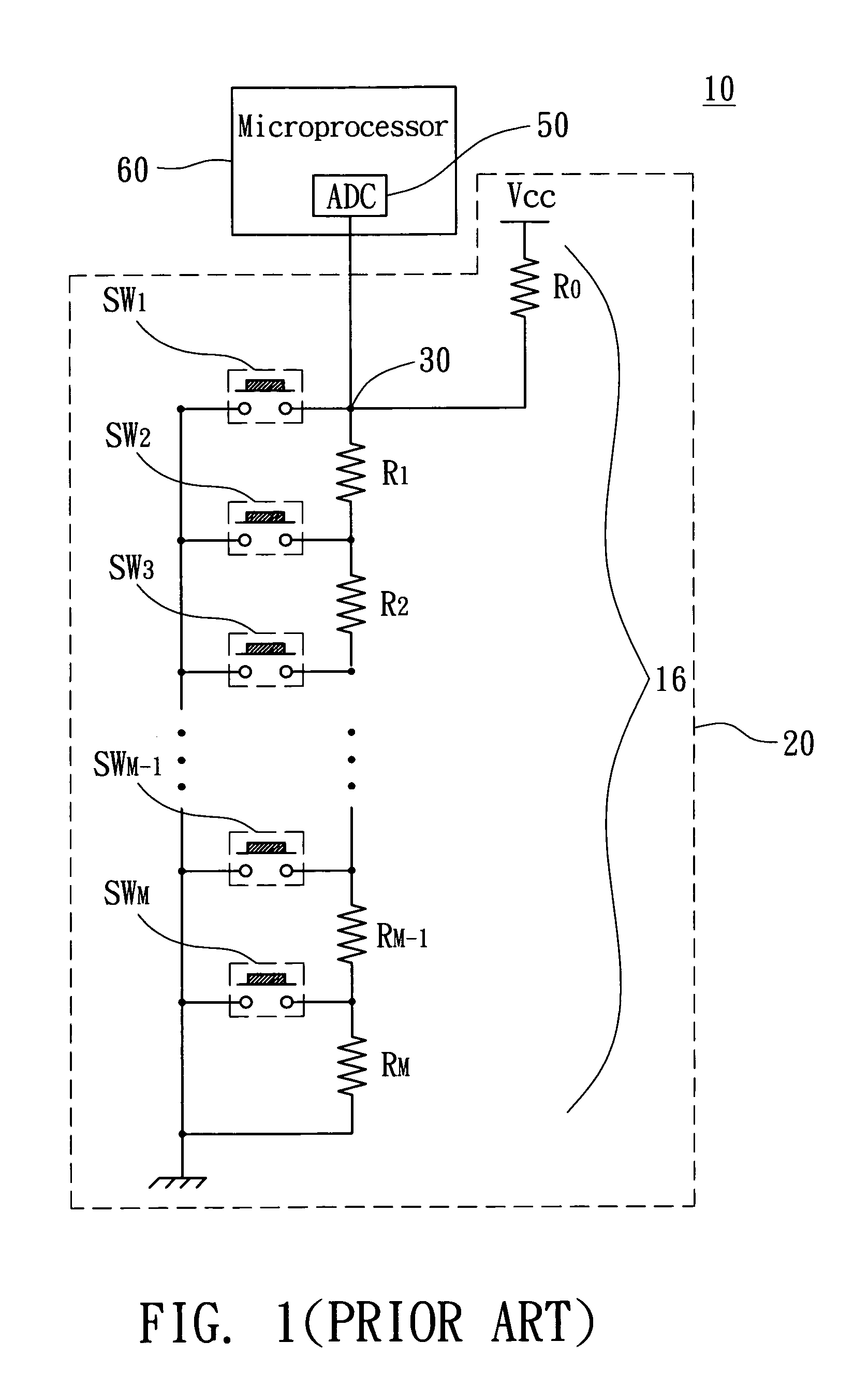 Electronic device with multiple buttons