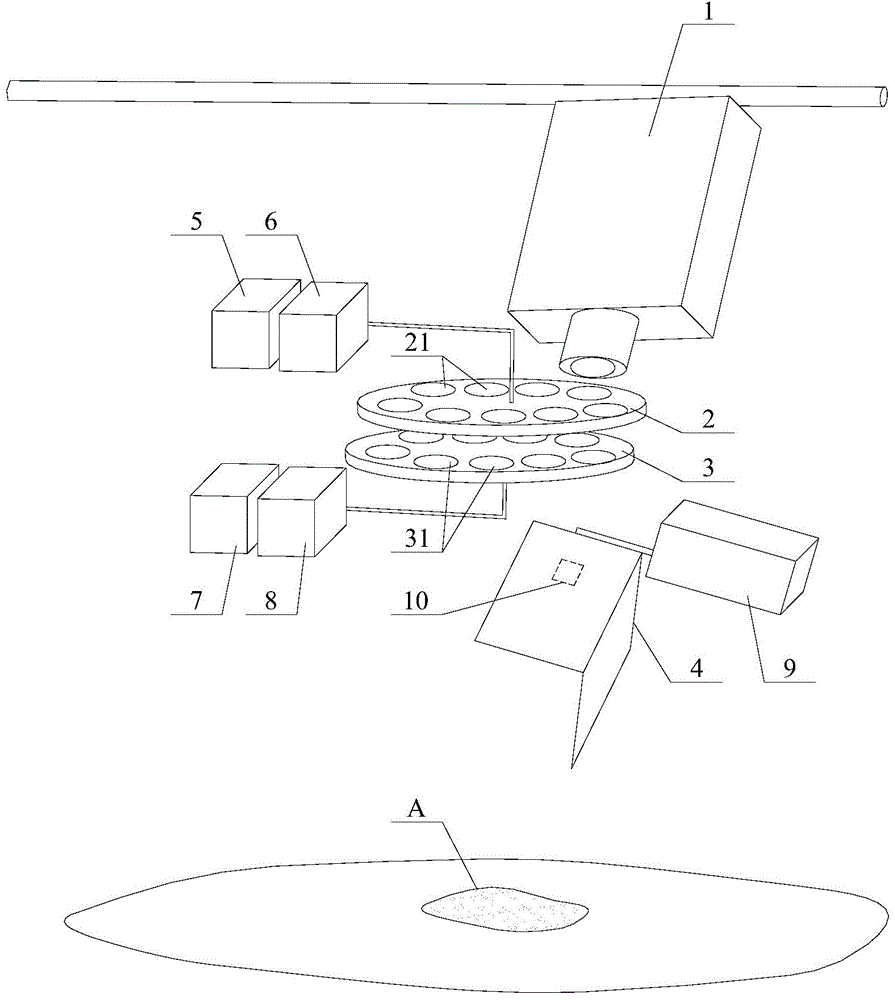 Thermal infrared imaging measuring system and method for oil film on water surface