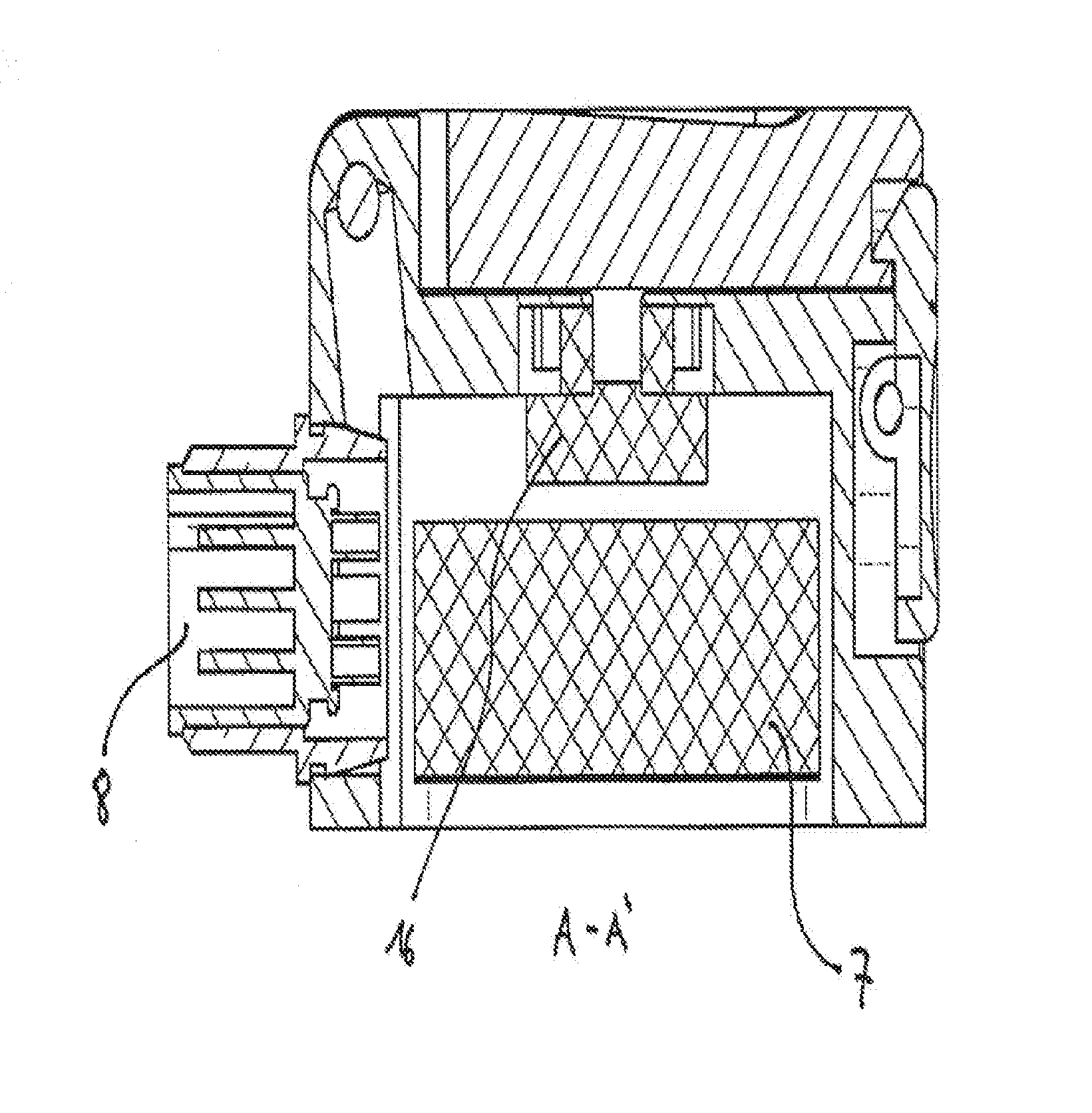 Device for the contactless flow measurement of fluids in flexible tubes