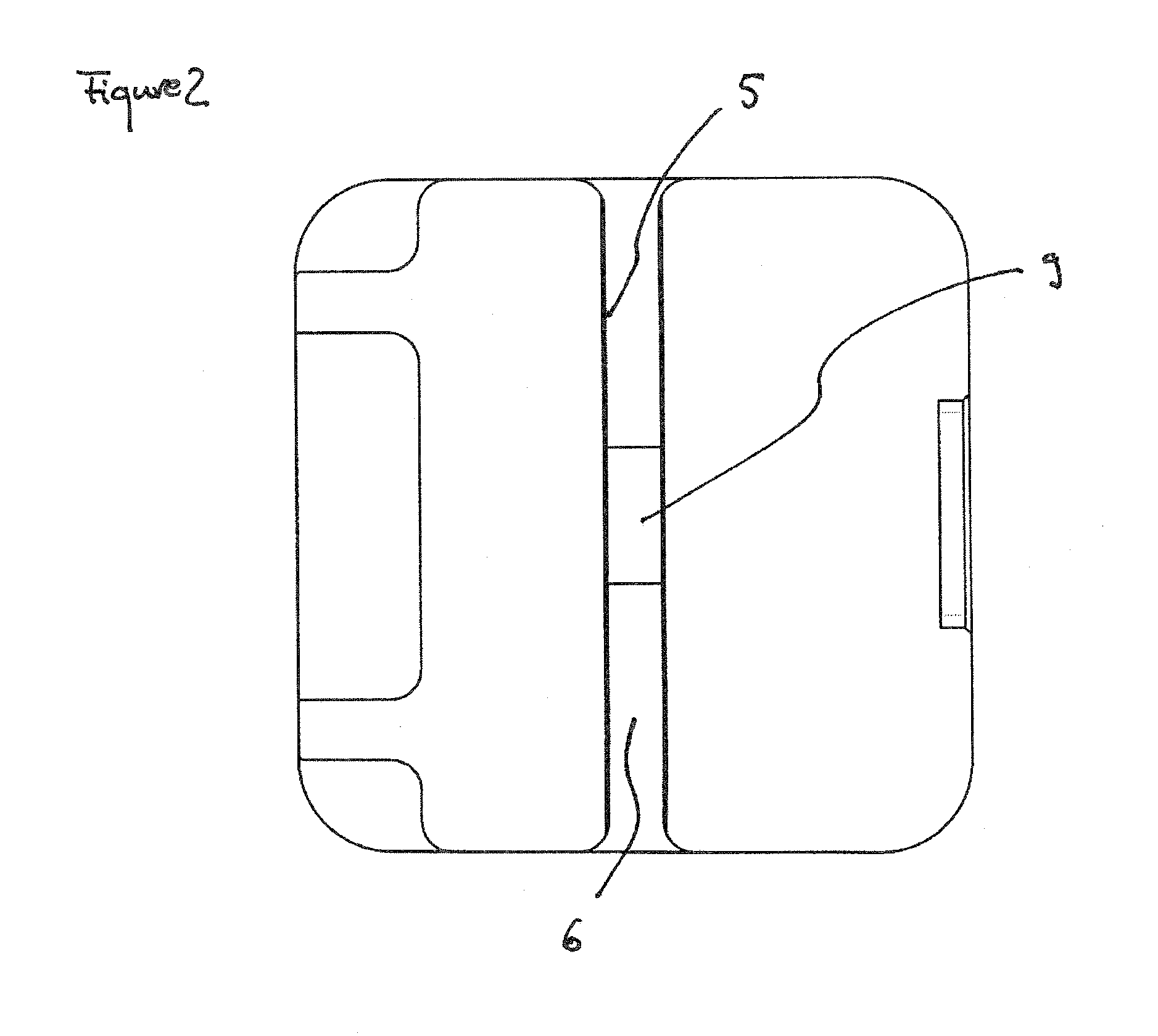 Device for the contactless flow measurement of fluids in flexible tubes