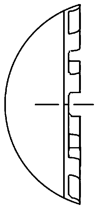 Tool and method for machining microchannel structure at outlet end of inner bolt of engine injector