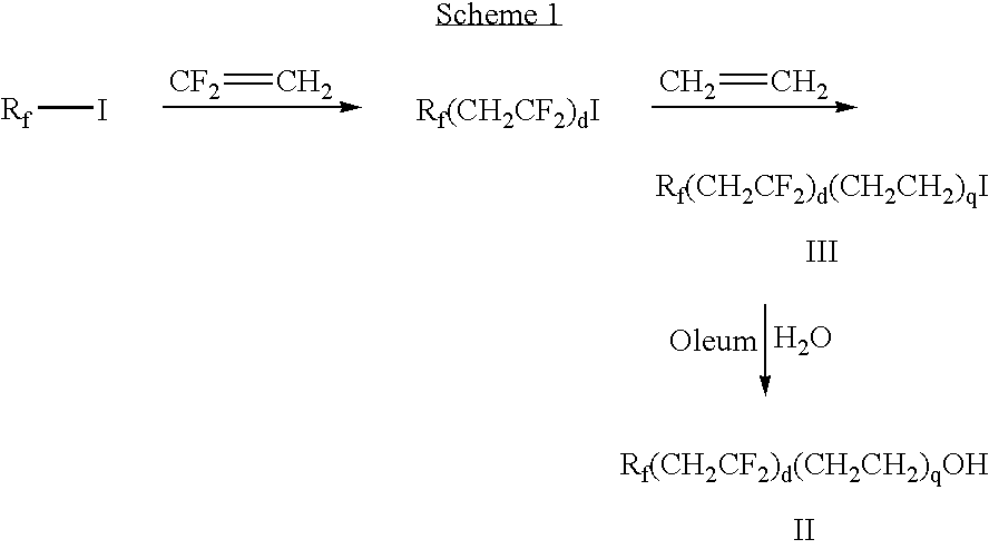 Fluorinated polyoxyalkylene glycol diester surfactants