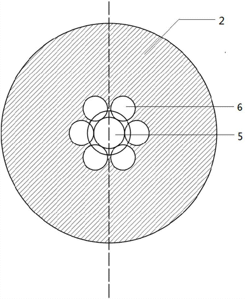 Spatial grid structure distributed rod-inlaid-type tuned mass damper