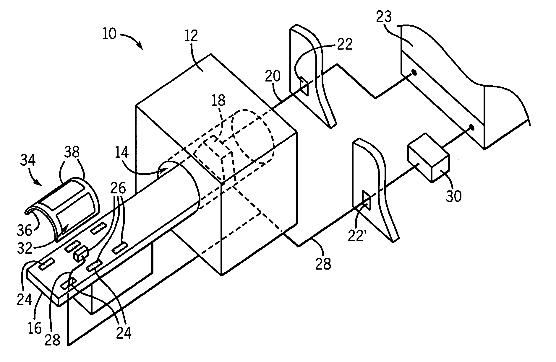 Optical interface for local MRI coils