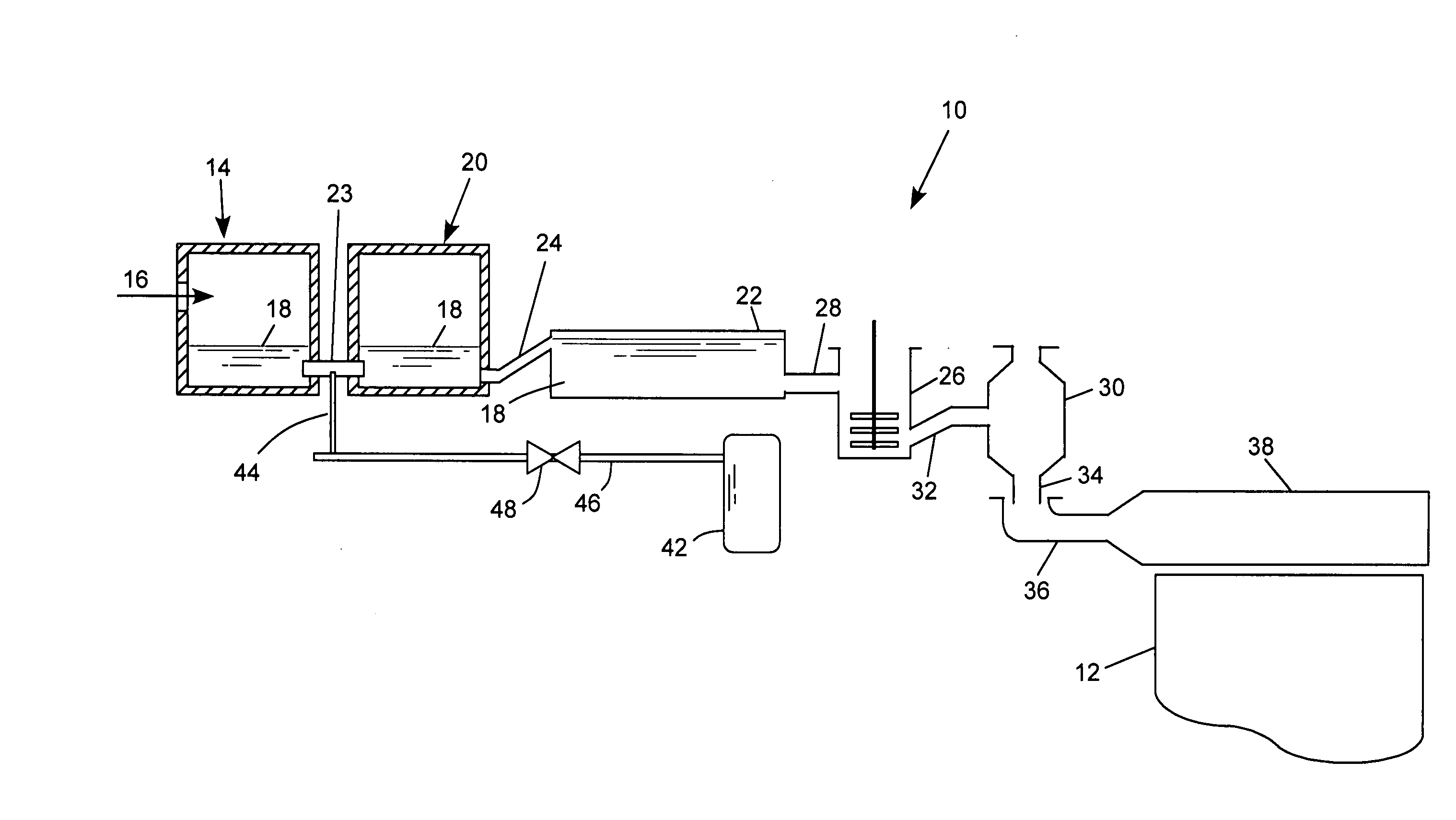 Method of bubbling a gas into a glass melt