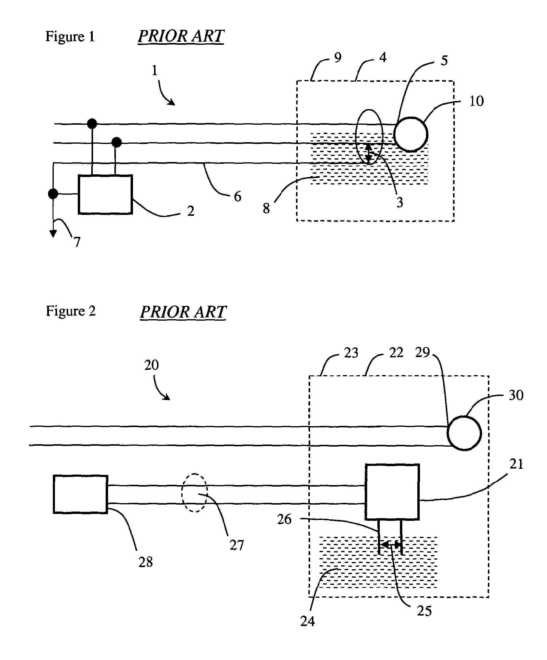 IEC 61158-2 electrical circuit with water detection means comprising a physical layer attribute modifier