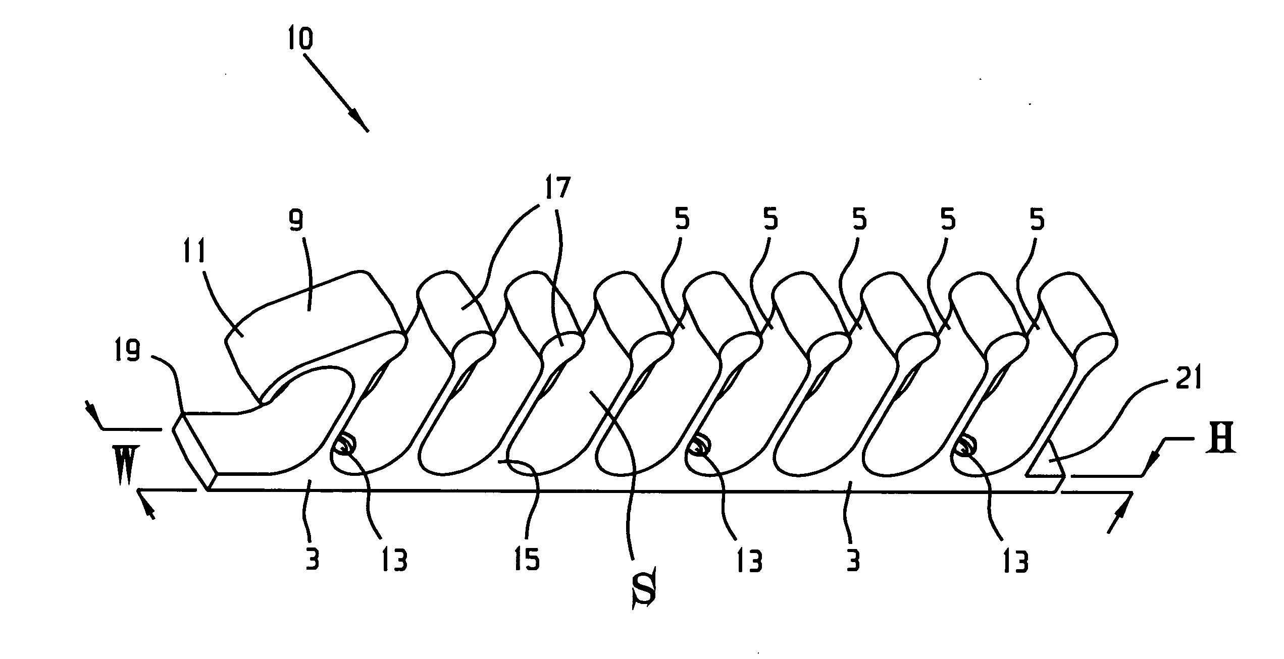 Flexible conduit storage organizer