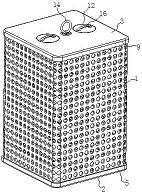 Tree-like layered breeding cage