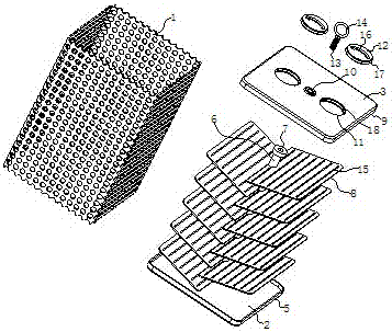 Tree-like layered breeding cage