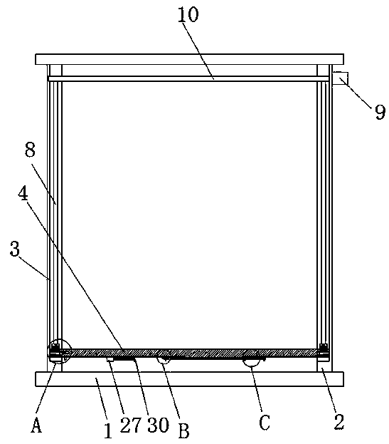 Speed limiting device for stacker