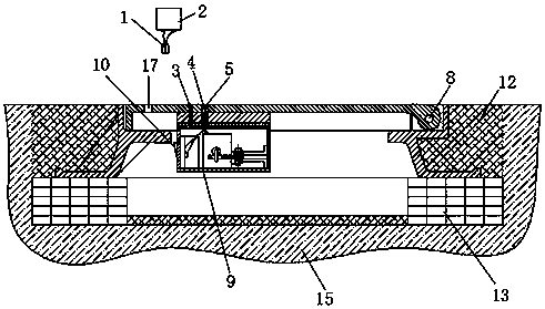 Electronic remote control lock well lid for prison