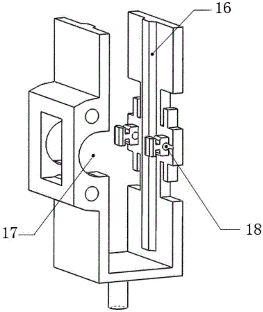 Miniature inclined surface vibration reducer